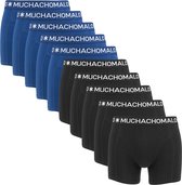 Muchachomalo 10P boxers zwart & blauw - L
