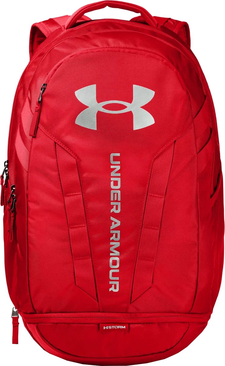 Under Armour Hustle 5.0 Backpack 1361176-600, Unisex, Rood, Rugzak, maat: One size