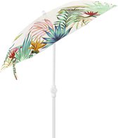 4goodz Parasol de plage Feuilles Tropical 180 cm - Vert