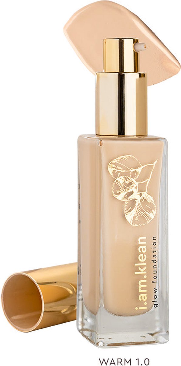 I am Klean Liquid Glow Foundation Warm 1.0
