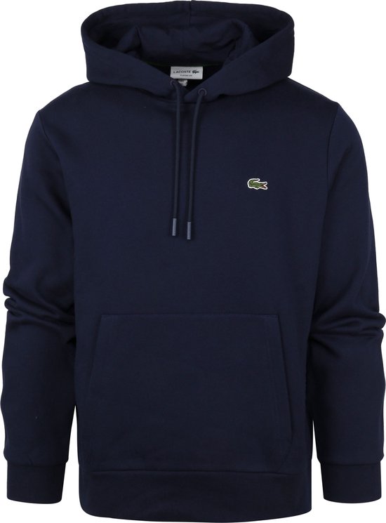 Lacoste - Sweat à capuche Bleu Foncé - Taille M - Regular Fit