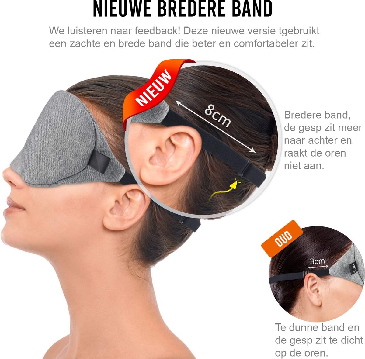 Explosie Vuurwerk Print Oogmasker - Ademend & Verstelbaar Voor Slaap, Yoga En Reizen