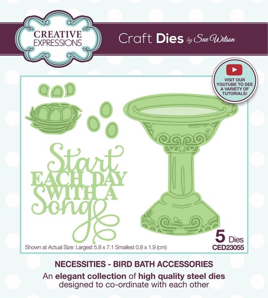 Creative Expressions Necessities Snijmal Bird Bath
