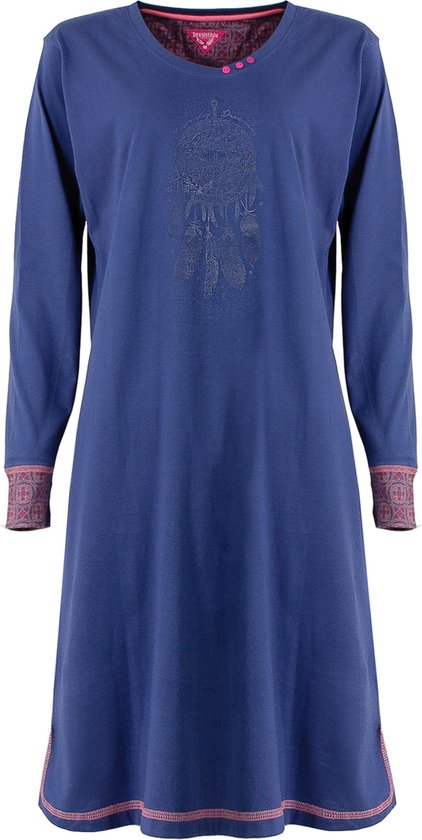 Irresistible Dames Nachthemd Blauw IRNGD2502B Maten: M