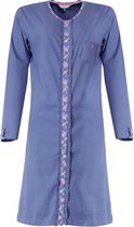 Irresistible Dames Nachthemd - Katoen - Blauw - Maat M