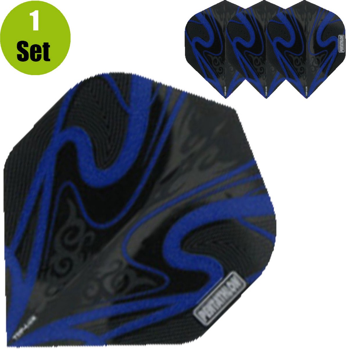 Pentathlon TDP Lux Dartflights - Blauw