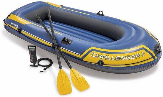 Intex 68367NP Challenger 2-Persoons Boot Set