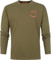 Scotch and Soda - T-shirt Longsleeve Lizard - Heren - Maat M - Modern-fit
