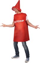 PALAMON - Déguisement bouteille de ketchup humoristique adulte - Déguisements adultes
