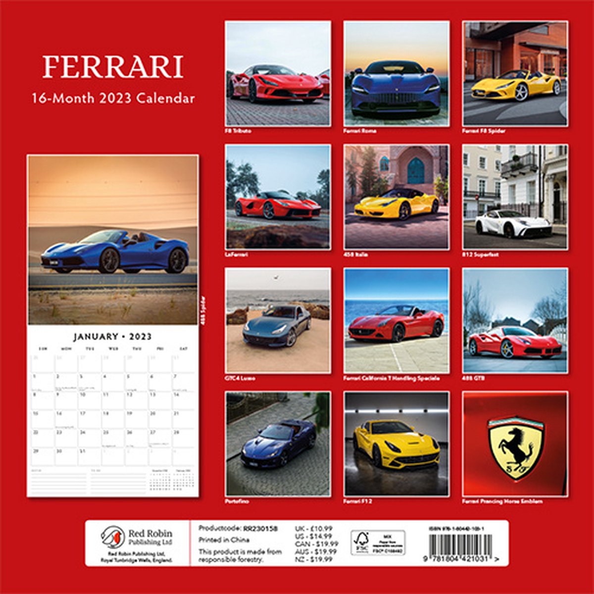 Ferrari Kalender 2023  bol.com