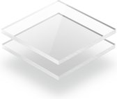 Plexiglas XT plaat 5 mm dik - 60 x 40 cm - Helder