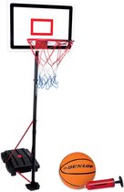 Dunlop Basketbalset - Speelset Junior - In Hoogte Verstelbaar: 165 - 205 cm - Basketbal standaard, bal, pomp