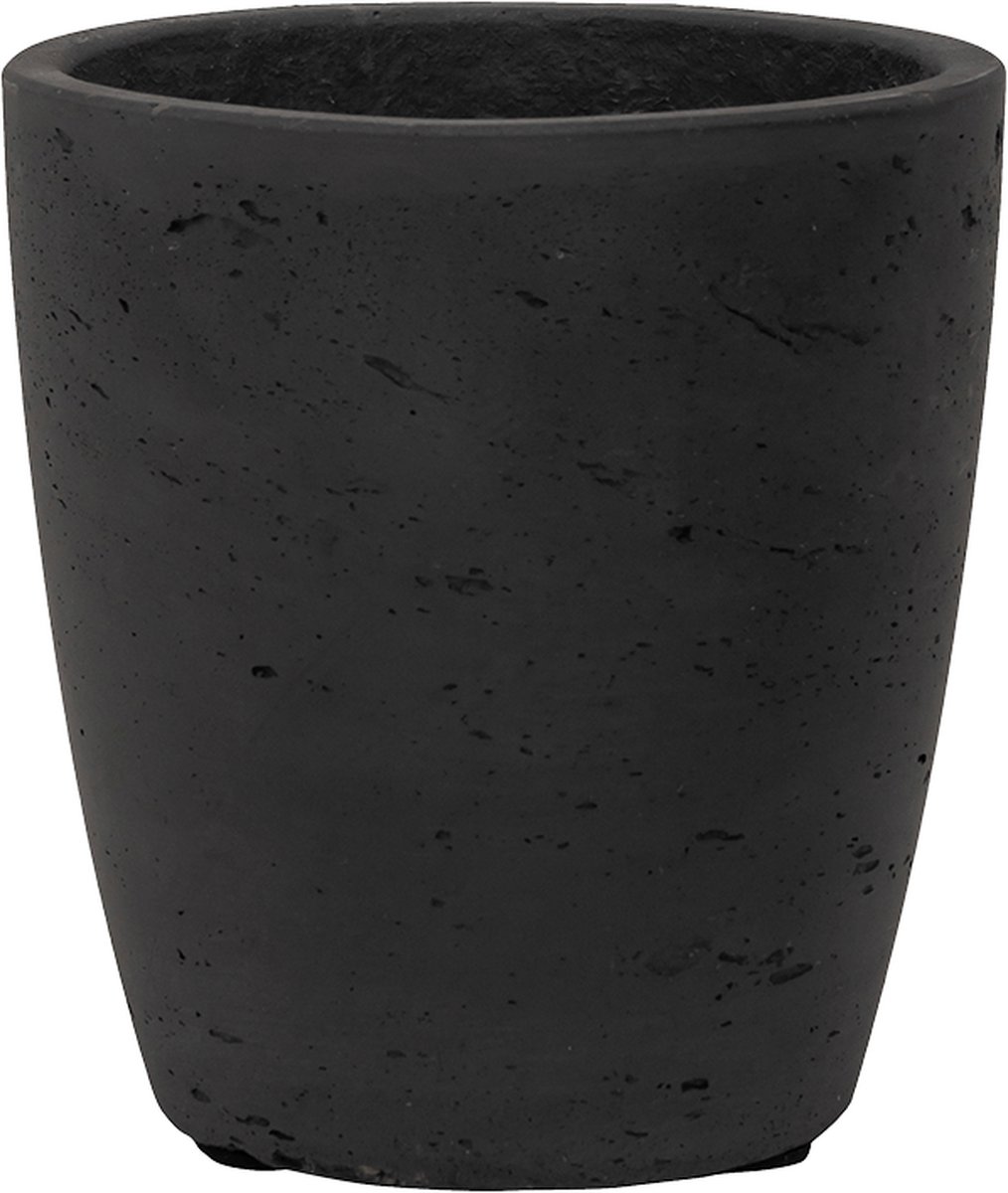 Pottery Pots - Plantenbak - (S) Gerben M - Ø15cm x H16cm - Indoor en Outdoor - Black Washed