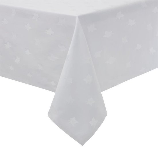 Foto: Mitre luxury luxor tafelkleed wit 230x230cm