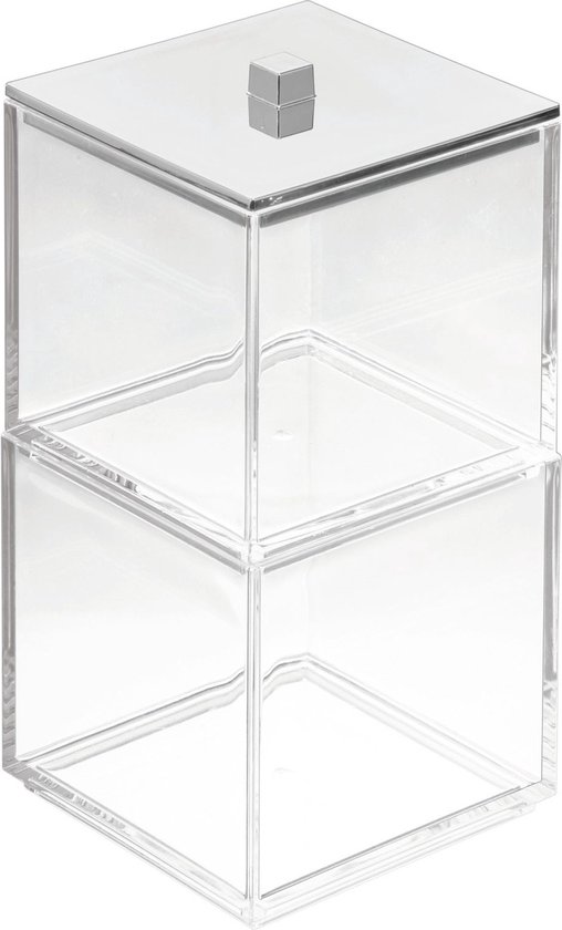 Porte-tampon en coton iDesign - Clarity