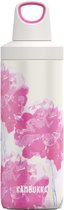 Kambukka Reno geïsoleerde Drinkfles 500 ML - Pink Blossom met draaidop