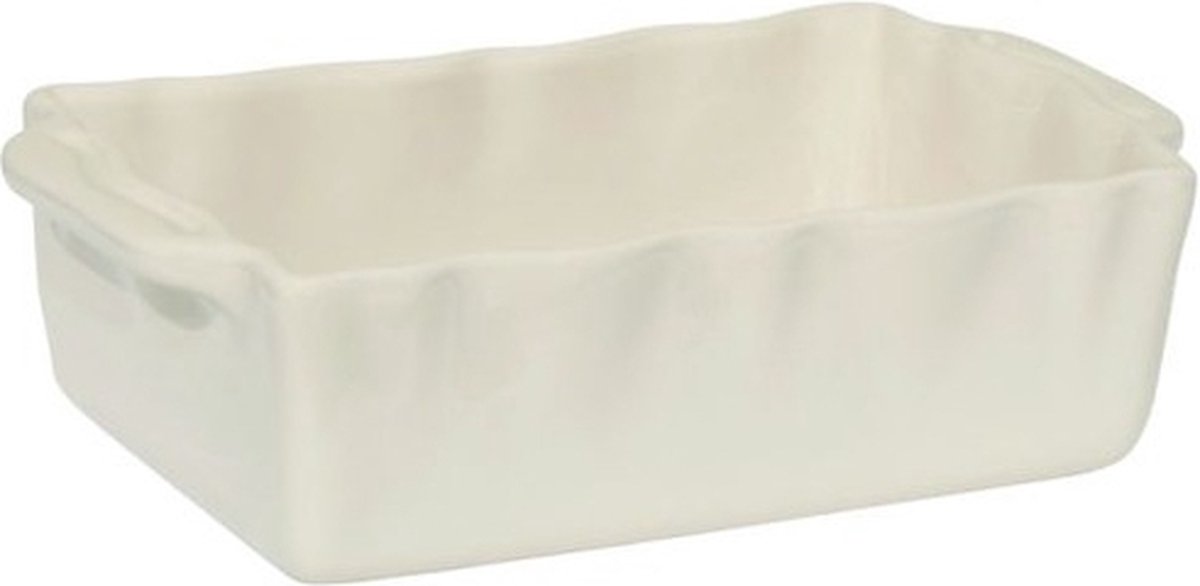 Schotel Rechth, 25x15 Cm Ivory Festo Ds 481788    Op=op