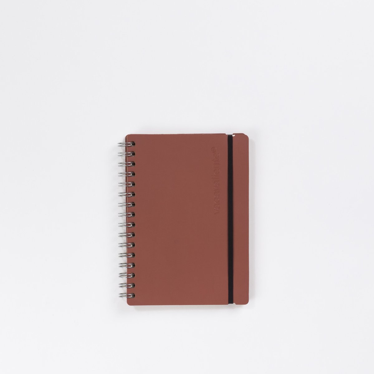 Vacavaliente - Studio Notitieboek A5 - Gerecycled Leer - Bruin