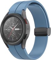 By Qubix D-buckle sportbandje 20mm - Blauw - Geschikt voor Samsung Galaxy Watch 6 - Galaxy Watch 6 Pro - Galaxy Watch 5 - Galaxy Watch 5 Pro - Galaxy Watch 4 - Galaxy Watch 4 Classic