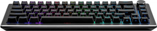 Cooler Master Peripherals CK721 toetsenbord USB + RF Wireless + Bluetooth QWERTY Amerikaans Engels Zwart, Grijs