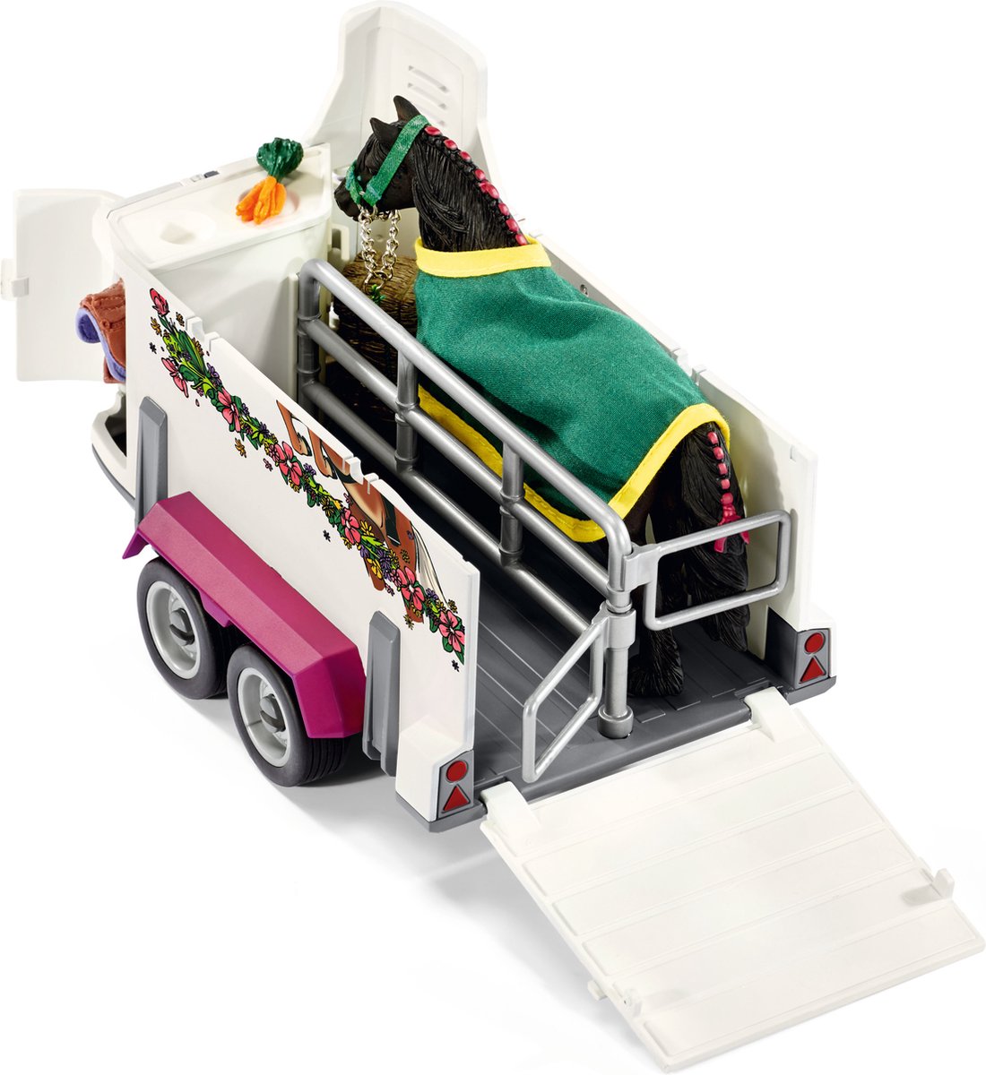 Schleich - Horse Club - Pickup met paardentrailer - 42346 — afbeelding 8