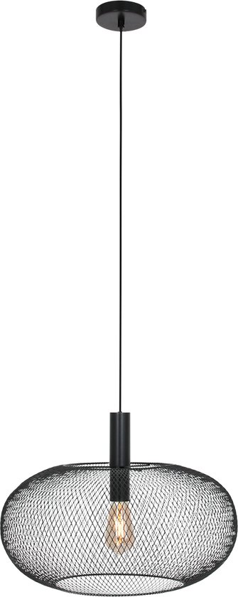 Anne Light and home hanglamp Cloud - zwart - luminium - 50 cm - E27 fitting - 3331ZW