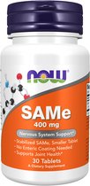 NOW Foods - SAMe (S-Adenosyl-L-Methionine) 400 mg (30 tabletten)