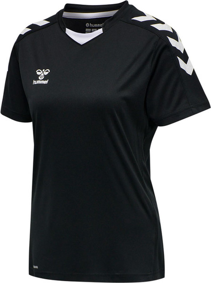 Hummel Core XK Poly Shirt Dames - sportshirts - zwart - Vrouwen - hummel