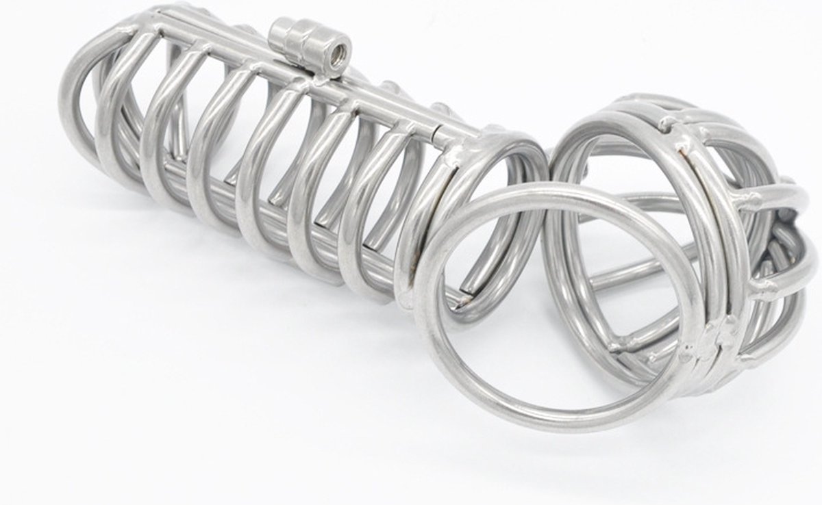 Goedkoopste Chasity Cage - Peniskooi - Cock - Kuisheidskooi voor Mannen - Metaal - Inbus sluiting - One size