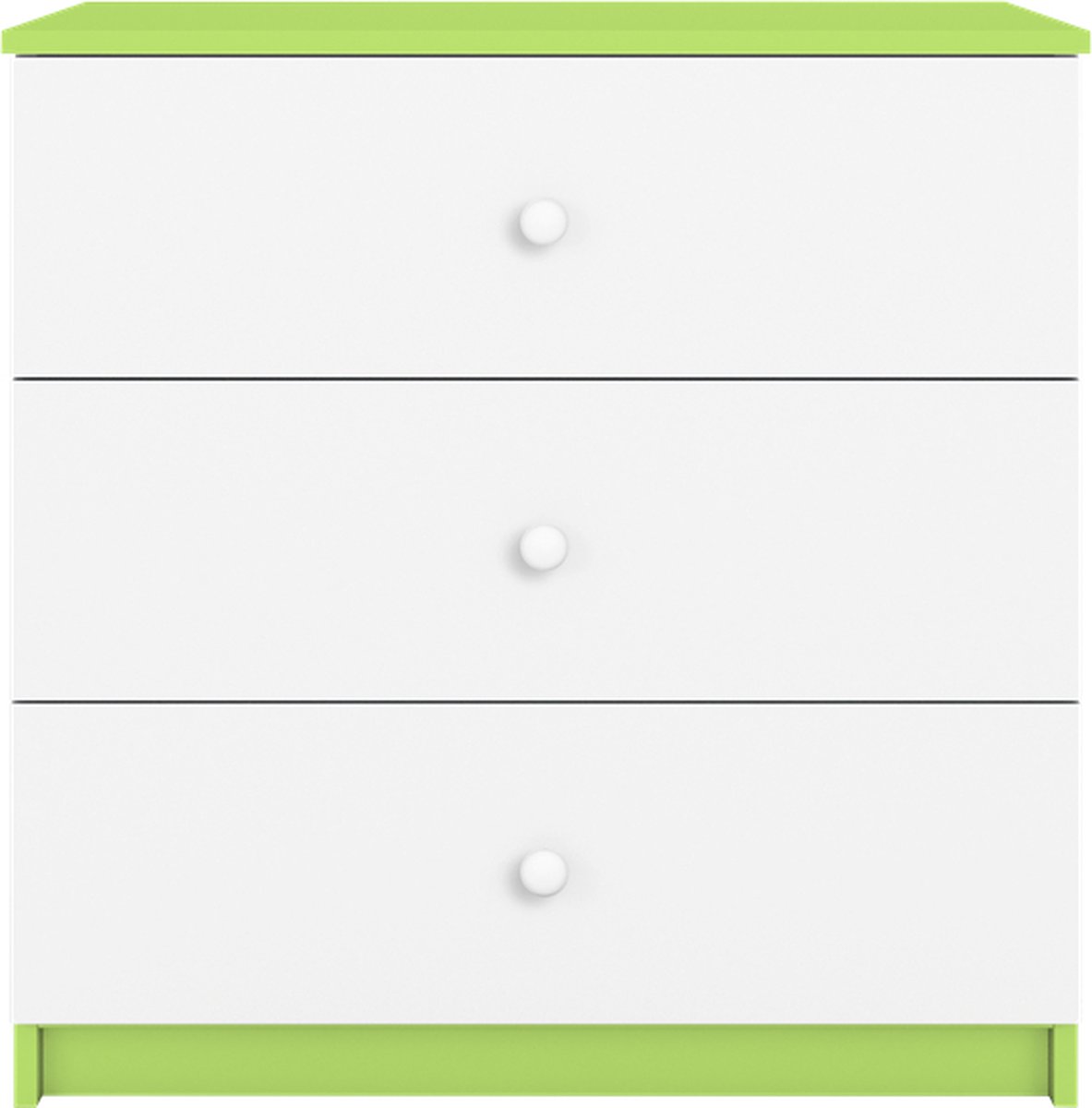 babydreams groene commode zonder patroon | bol.com