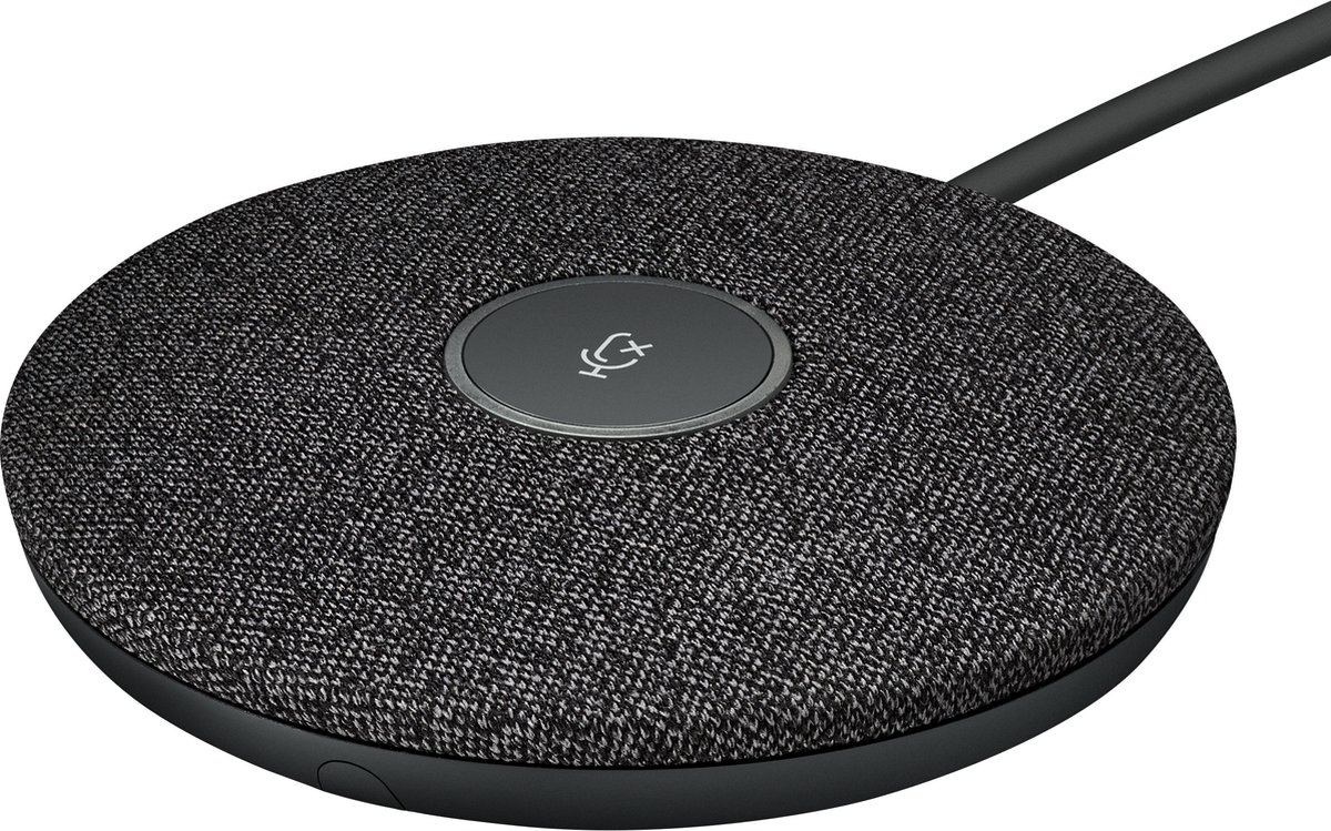 Logitech Rally Mic Pod - Tafelmicro - Ideaal voor meetingruimetes - Zwart - WW