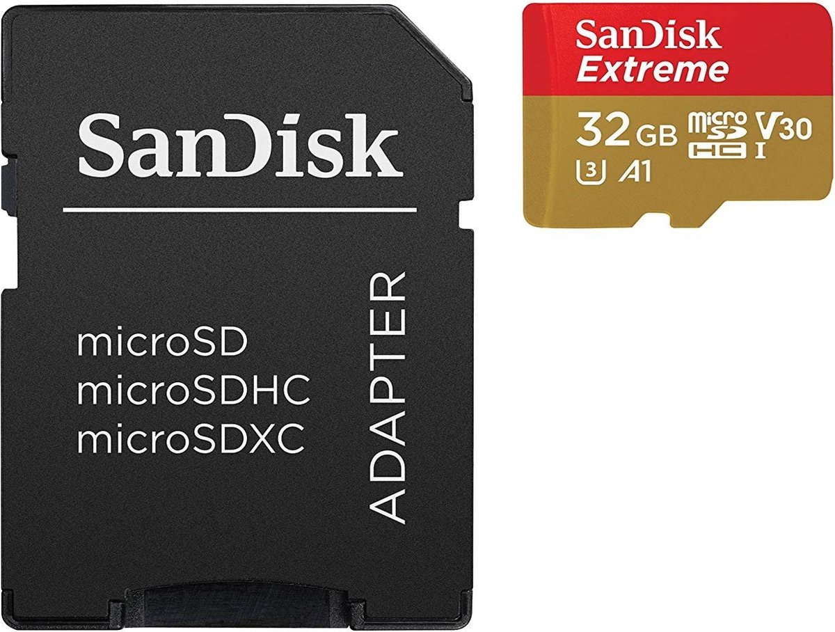 SanDisk microSDHC Extreme 32GB (A1/V30/U3/UHS-I/W60/R100) "Mobile Gaming"