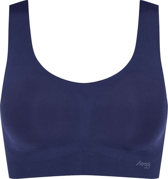 Sloggi String met labeldetail, model 'Zero Feel' in donkerblauw online