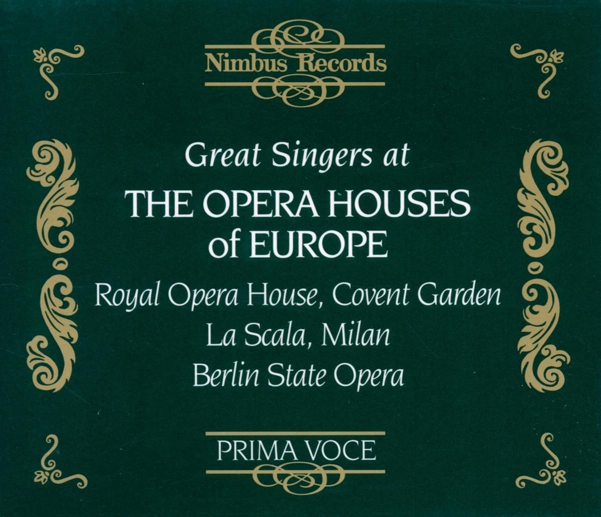 Various Artists - Great Singers At The Opera Houses Of Europe (3 CD)
