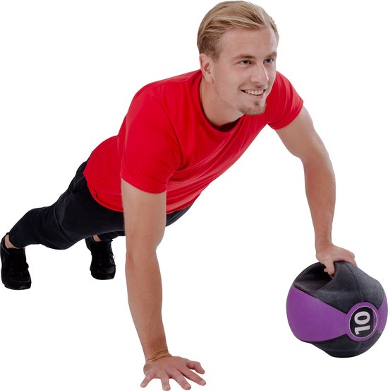 Medicine Ball - 10 kg - Handvatten van MEDI — afbeelding 5