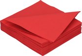 Tissue servet 40cm 2 laags rood