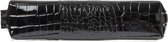 5401-61 Bodensee pennenetui met rits Croco Zwart