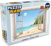 Puzzel Doorkijk - Strand - Zand - Legpuzzel - Puzzel 1000 stukjes volwassenen