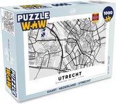 Puzzel Kaart - Nederland - Utrecht - Legpuzzel - Puzzel 1000 stukjes volwassenen