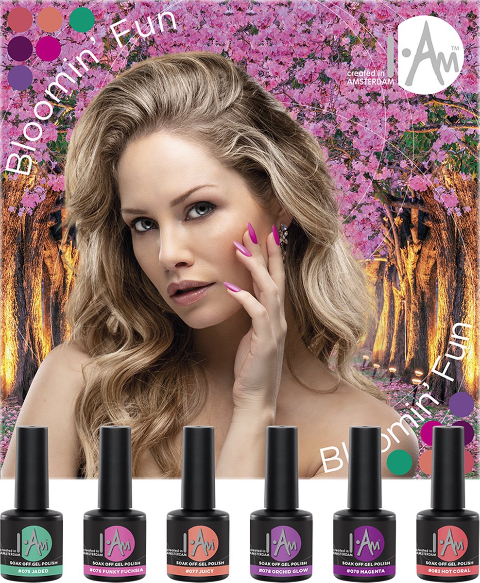 I.Am Nail Systems I.Am SOGP Bloomin' Fun Collection 6pcs