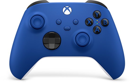 Manette sans fil Xbox Shock Blue pour Xbox Series X|S, Xbox One, Windows 10 et Mobile