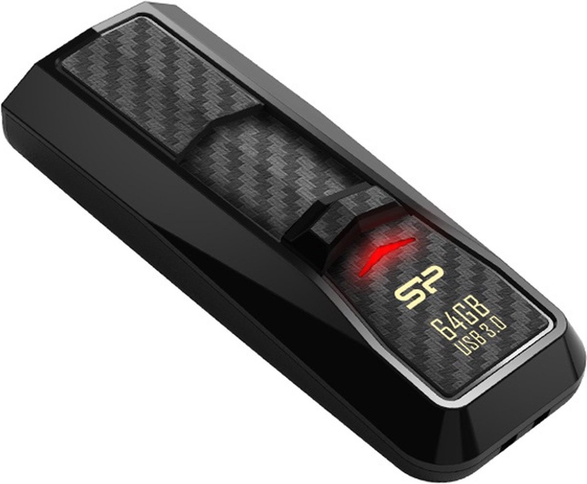 Silicon Power Blaze B50 USB flash drive 256 GB USB Type-A 3.2 Gen 1 (3.1 Gen 1) Zwart