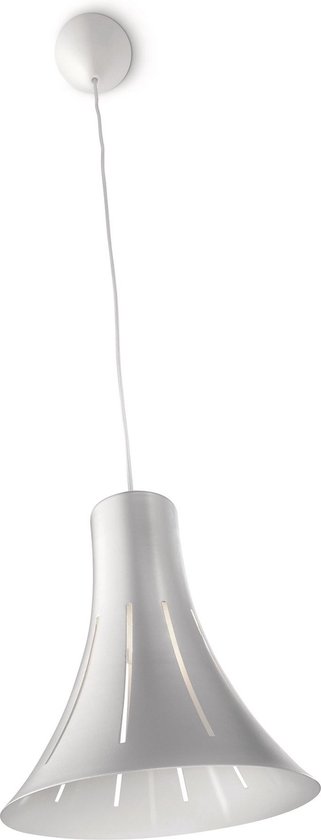Philips MyLiving Pendelleuchte 'Spey' – 1-flammig, 15W, Warmweißes Licht In Grauem Metall-Design