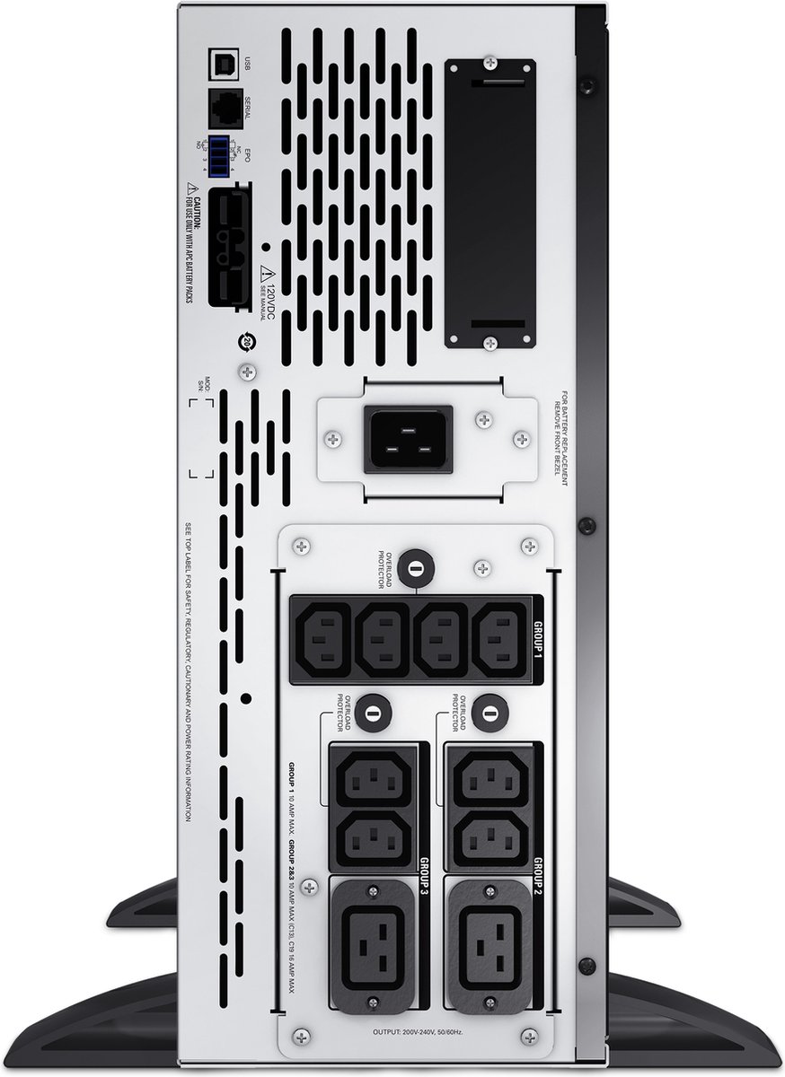 APC Smart-UPS X 2200VA noodstroomvoeding 8x C13, 2x C19 uitgang, USB, short depth