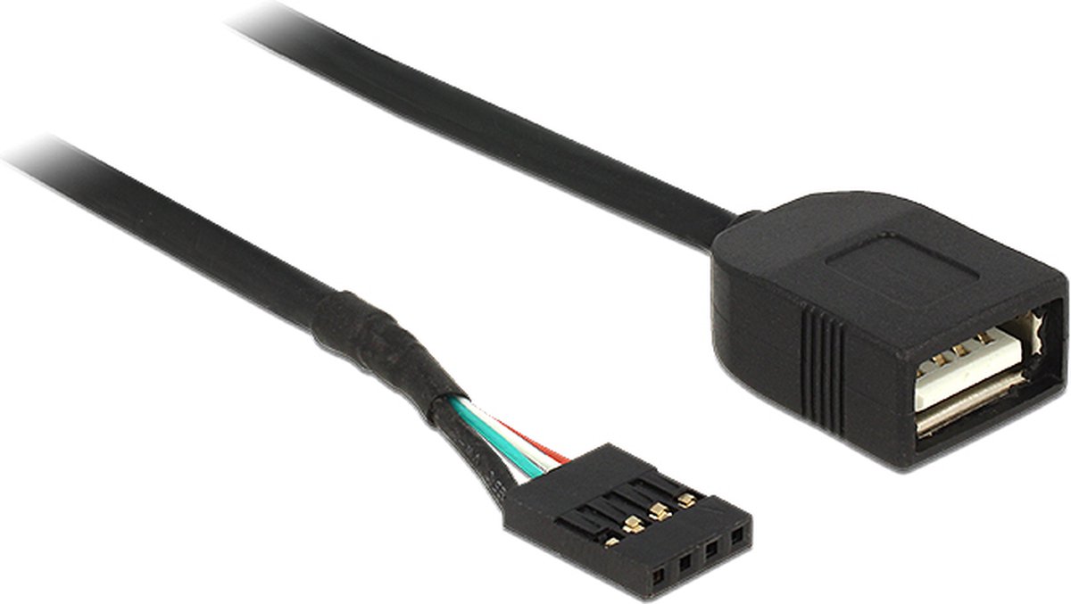 Delock USB 2.0 A Female - 0.4 m
