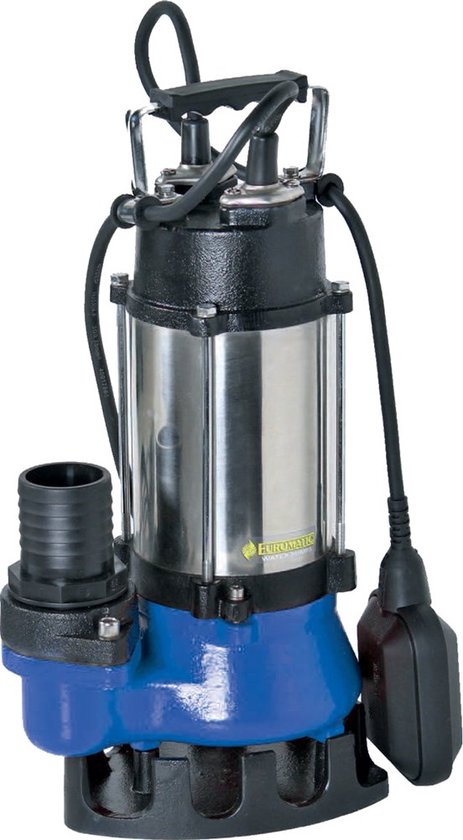 VONROC Pompe submersible inox – Pompe eaux chargées – Pompe à eau – 1100W –  20000 l/h