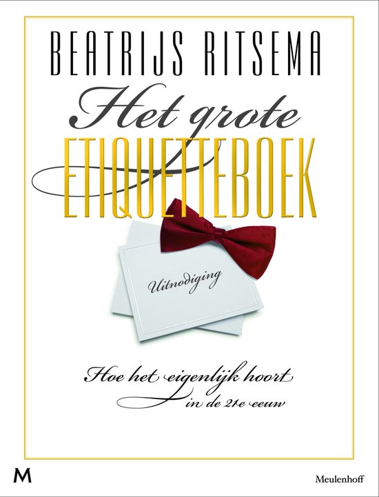 Cover van het boek 'Het Grote Etiquetteboek' van B. Ritsema