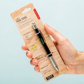 Kikkerland 4-in-1 Multitool Pen - Inclusief liniaal / waterpas / kruiskop / schroevendraaier