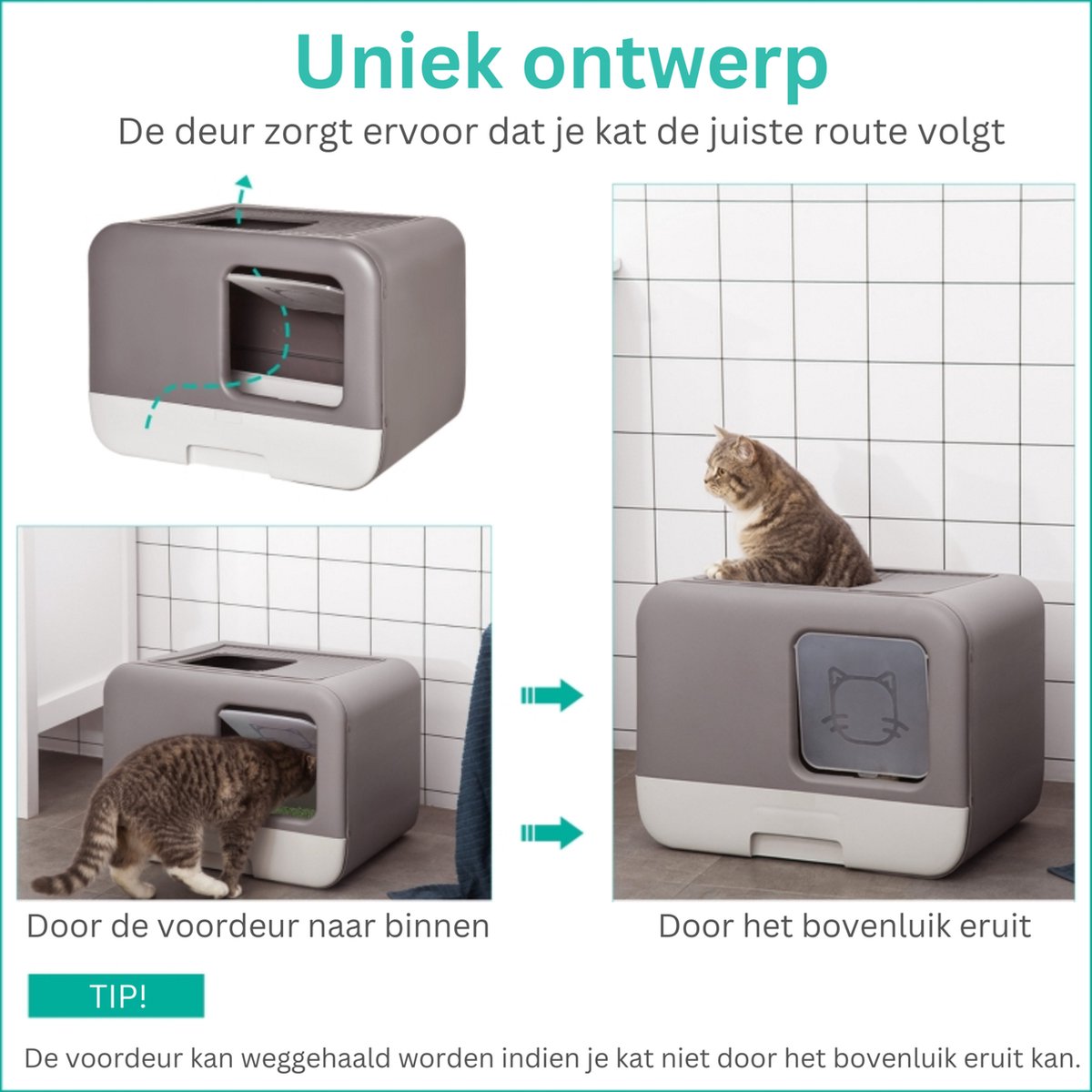 Kattenbak met filter Savic Oscar