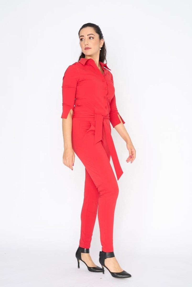MI PIACE - Travel Uni Jumpsuit Patricia Red 2033 - Maat : S